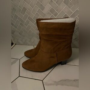 Style & Co. Tan Heeled Boots